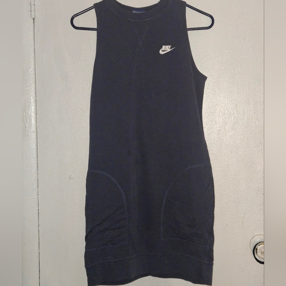 Nike Dark Gray Sleeveless Athletic Dress with Pockets M - Picture 4 of 5